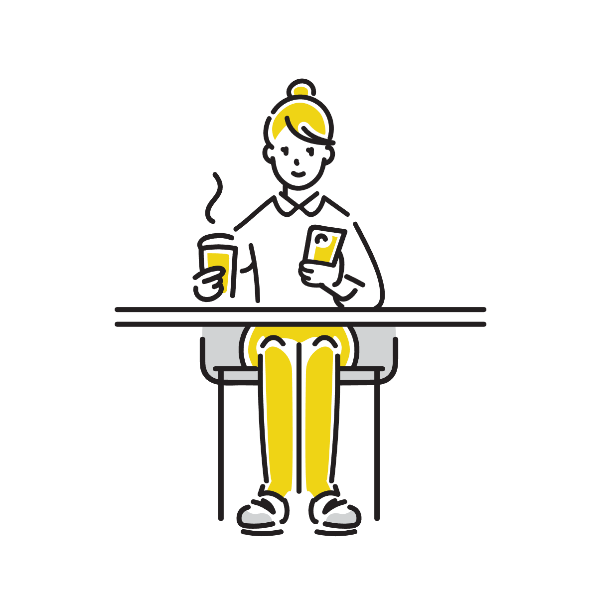 カフェのイラスト